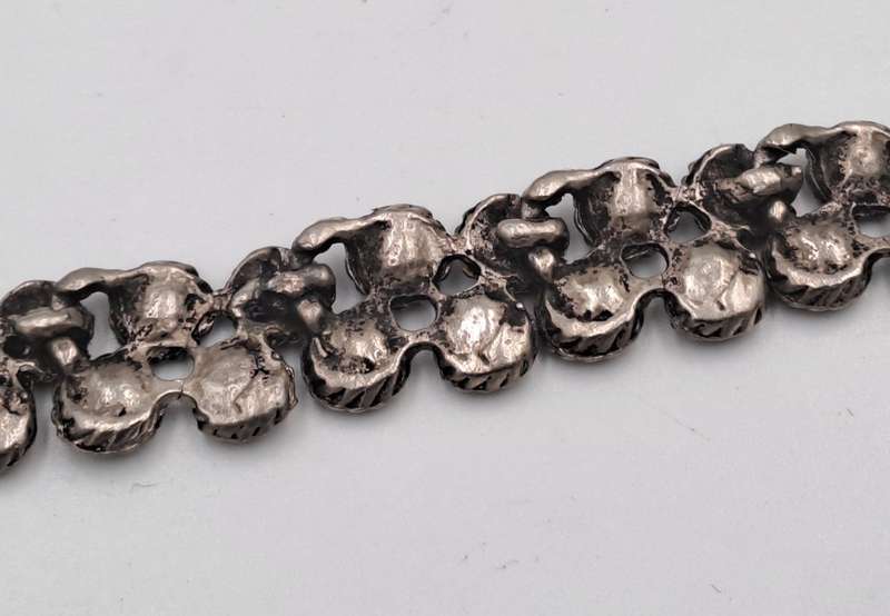 Vintage Yochi Necklace with Blue stones- need Repairs - Made in New York
