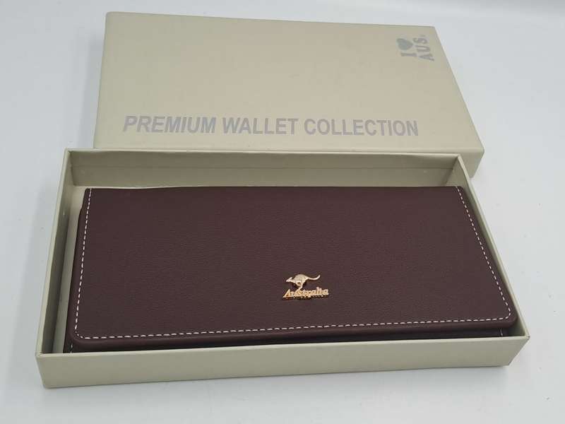 Unused `l Love Australia` Copyright Design Ladies Premier Leather wallet Collection-Souvenir Gift