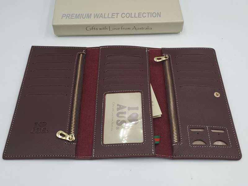Unused `l Love Australia` Copyright Design Ladies Premier Leather wallet Collection-Souvenir Gift