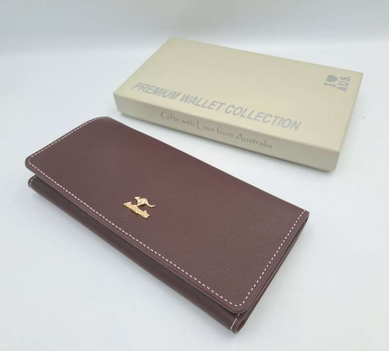 Unused `l Love Australia` Copyright Design Ladies Premier Leather wallet Collection-Souvenir Gift