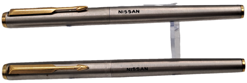 1985 Parker 95 TE date code  Fountain and rollerball pens in gold and silver trim (Branded) England