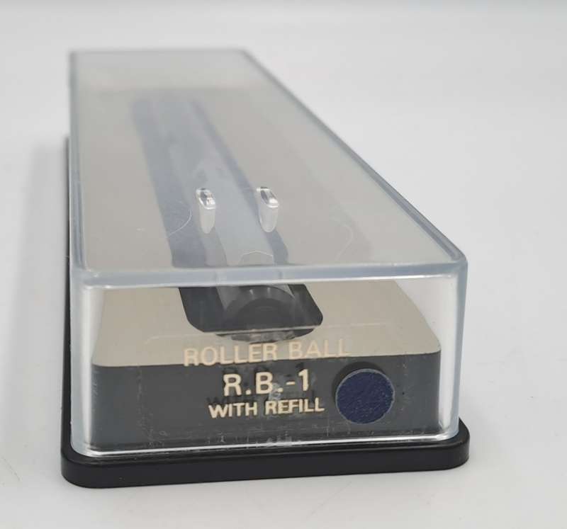 Vintage Parker Black Rollerball - Braded - Need a new refill-in parker case