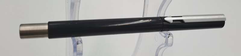 Vintage Parker Black Rollerball - Braded - Need a new refill-in parker case