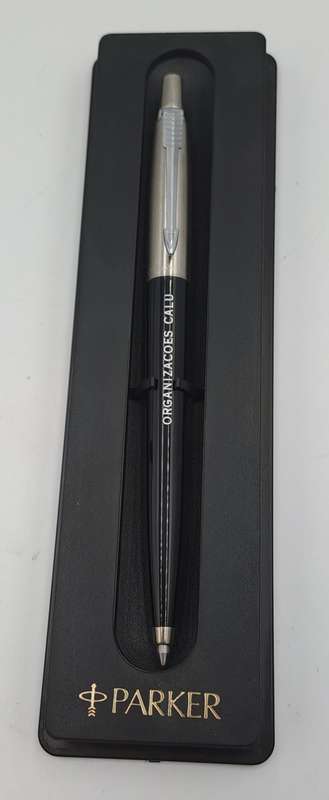 1980`s parker IE {date code for 1986) ballpen made in the UK ..Ink is dry (with printed logo)