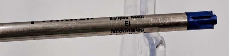 1980`s parker IE {date code for 1986) ballpen made in the UK ..Ink is dry (with printed logo)