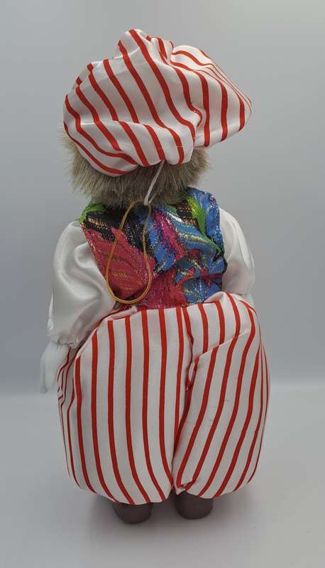 Vintage Hand-Painted Fine Porcelain Doll-Circus Clown - Parade of Dolls Collection -boxed.