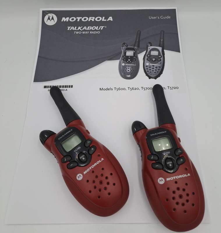 Pre-owned Vintage Motorola Talkabout Two-way Radio Model T5600 -working