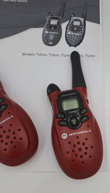 Pre-owned Vintage Motorola Talkabout Two-way Radio Model T5600 -working