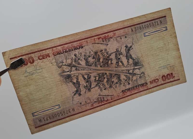 1981-1984 Brazil 100 Cruzeiros 2nd Edition Bank Note