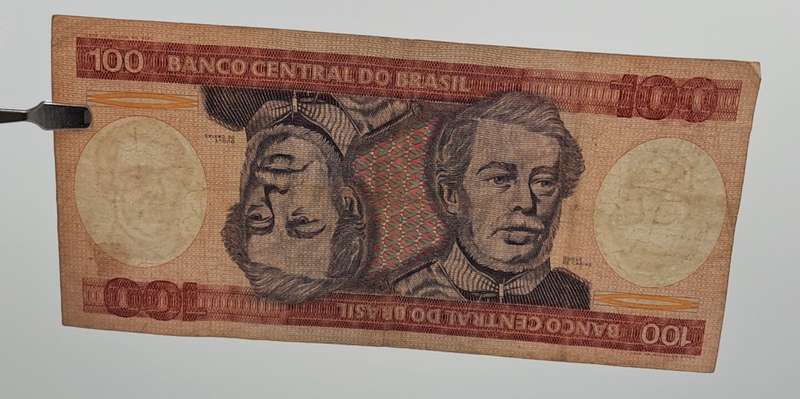 1981-1984 Brazil 100 Cruzeiros 2nd Edition Bank Note