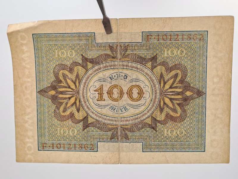 1920 Germany (1871-1948) 100 Mark Reichsbank note