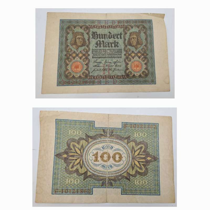 1920 Germany (1871-1948) 100 Mark Reichsbank note