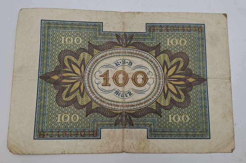 1920  Germany (1871-1948) 100 Mark Reichsbank note