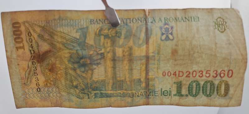 1998 Romania 1000 Lei Banknote