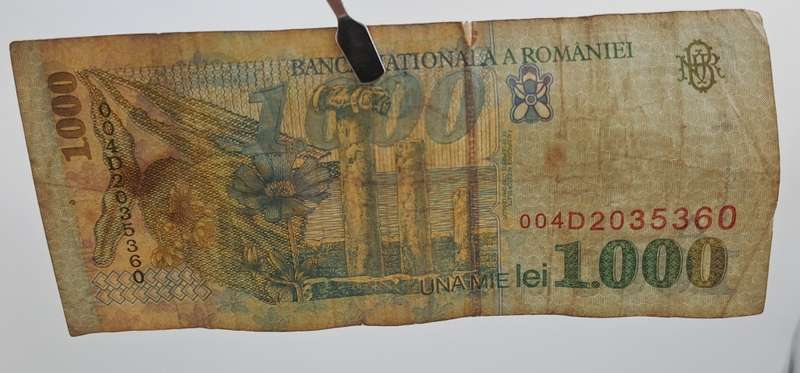 1998 Romania 1000 Lei Banknote