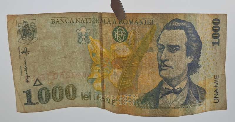 1998 Romania 1000 Lei Banknote