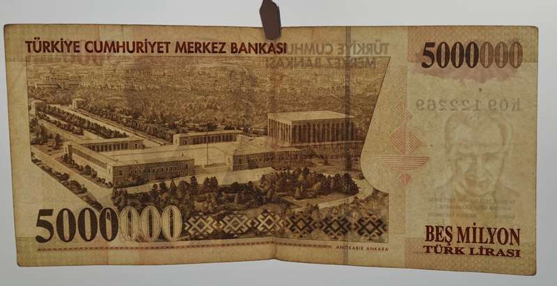 1997 Turkey 500 000 Lira Banknote