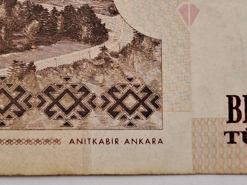 1997 Turkey 500 000 Lira Banknote