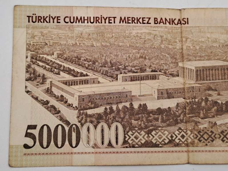 1997 Turkey 500 000 Lira Banknote