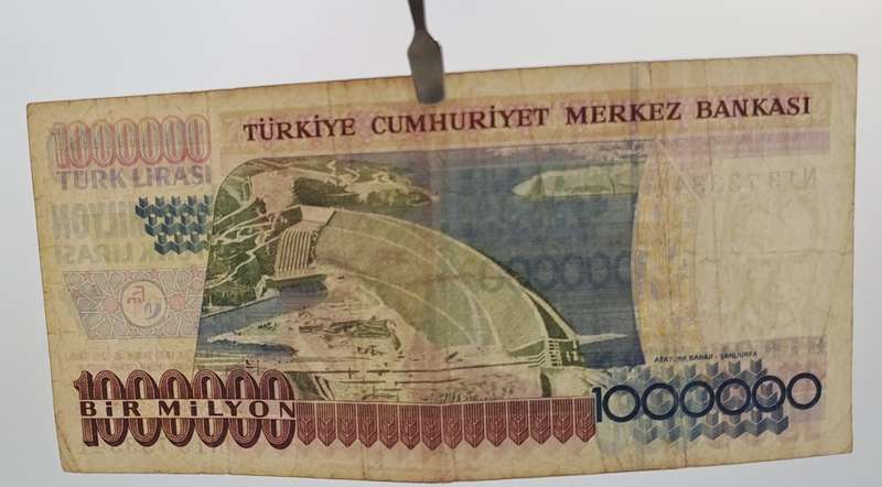 1995-1996 Turkey 1 000 000 Lira Banknote