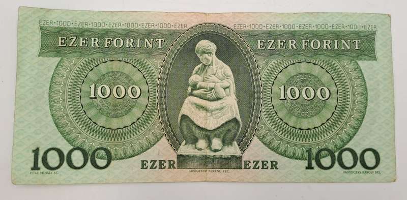 1983- Hungary 1000 Forint Banknote