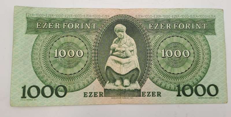1983- Hungary 1000 Forint Banknote