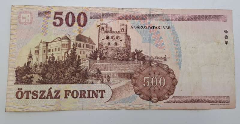 1998- Hungary 500 Forint Banknote
