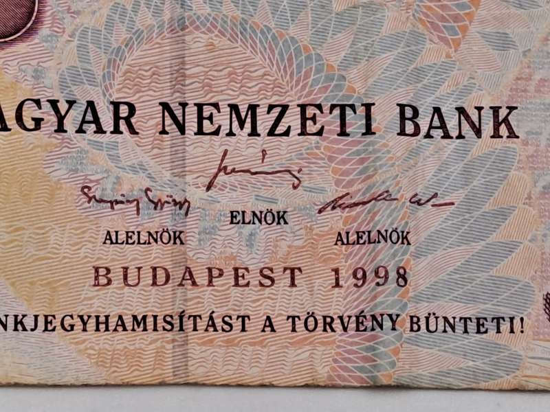1998- Hungary 500 Forint Banknote