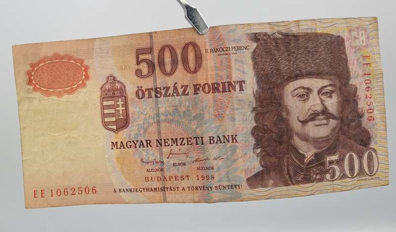 1998- Hungary 500 Forint Banknote