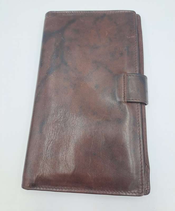 Vintage Leather Travel Wallet