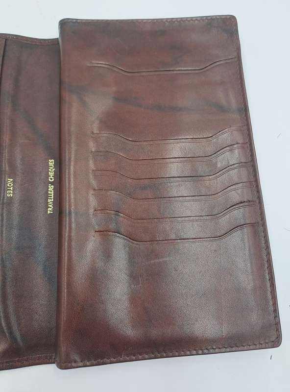 Vintage Leather Travel Wallet