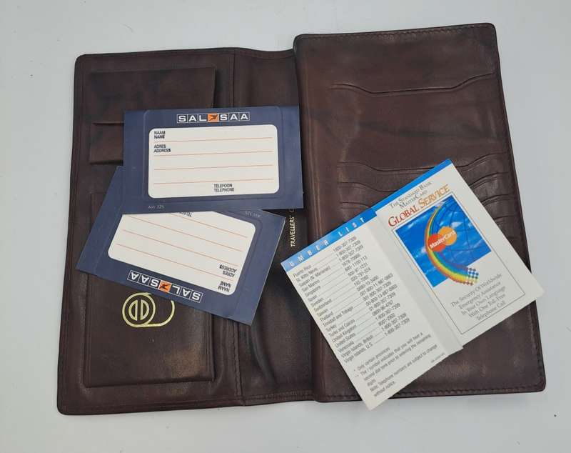 Vintage Leather Travel Wallet