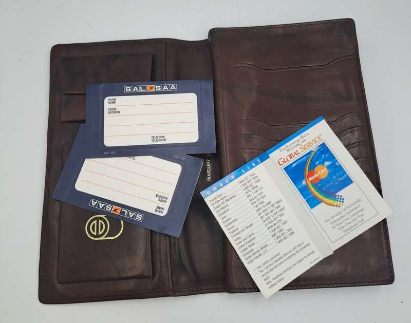 Vintage Leather Travel Wallet