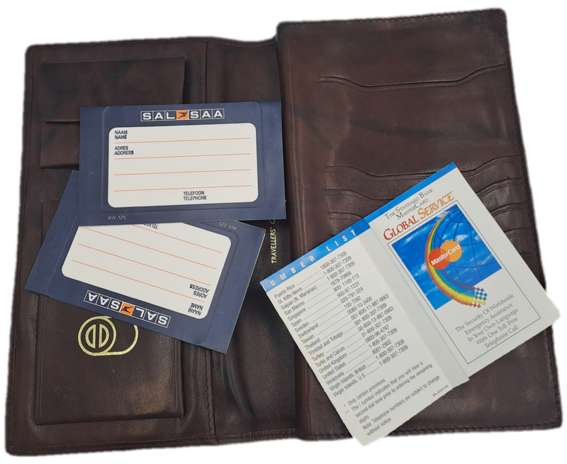 Vintage Leather Travel Wallet