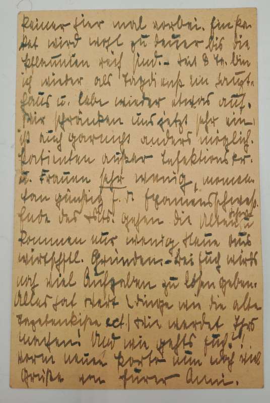 A 1923 Postcard in German with Germany inflation 0/P on 200 Mark .blue 1923 30000 Mark stamp.