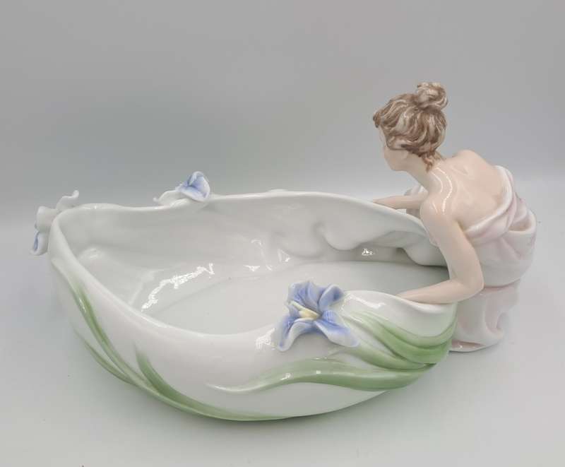 Unicorn Studio Veronese Design Art Deco Fine Porcelain Dish , champagne coupe,Jewlery Tray......