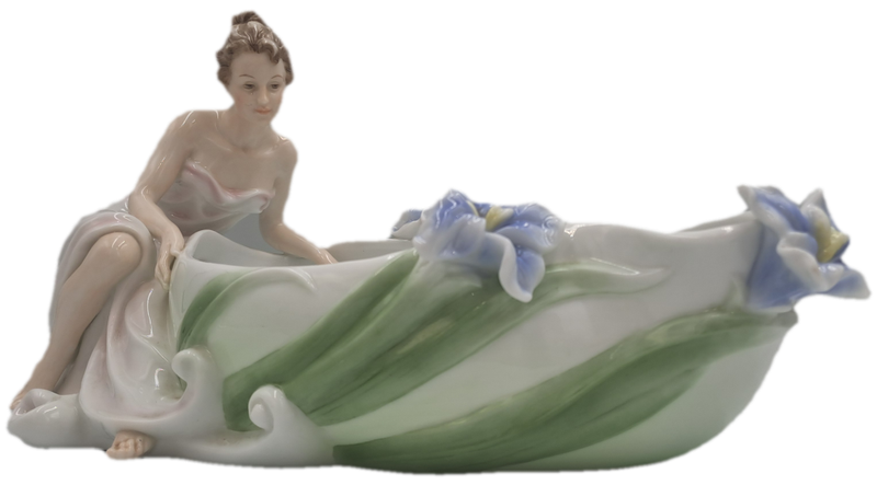 Unicorn Studio Veronese Design Art Deco Fine Porcelain Dish , champagne coupe,Jewlery Tray......