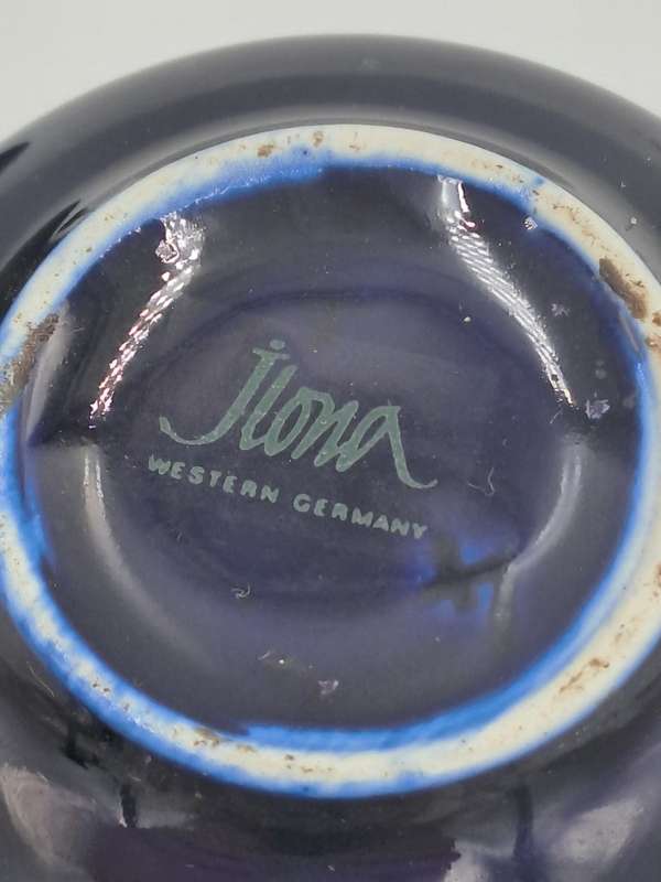 Vintage Hand Painted Jlona Porcelain Trinket Box  Made In Western Germany