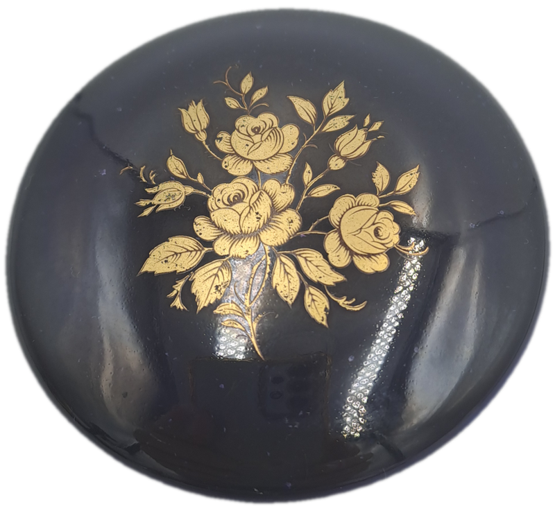 Vintage Hand Painted Jlona Porcelain Trinket Box  Made In Western Germany