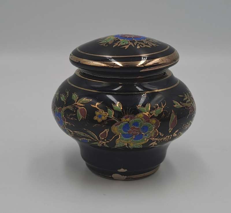 Vintage LOULOU  Dr.Dali Solid Perfume Bottle Made in Greece-Hand Painted