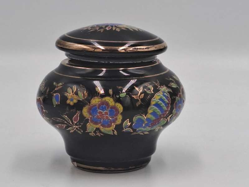 Vintage LOULOU  Dr.Dali Solid Perfume Bottle Made in Greece-Hand Painted