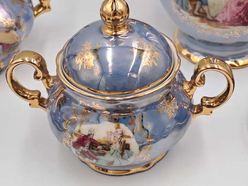 16pc Vintage Bavaria teaset -1 cup missing-Germany