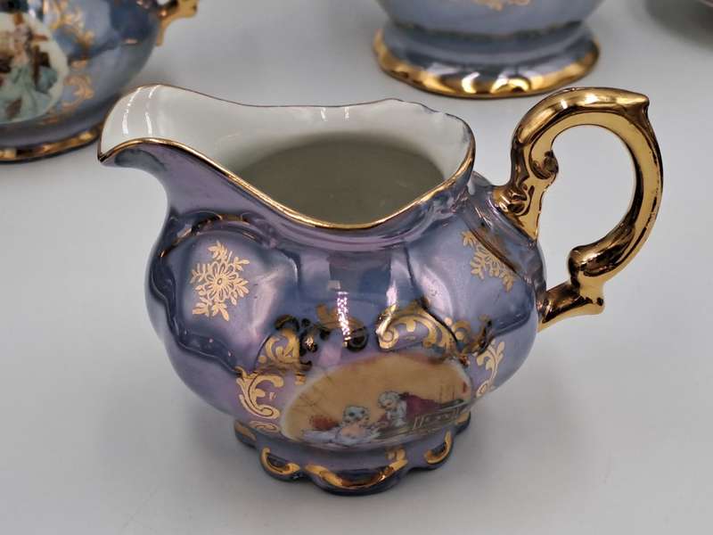 16pc Vintage Bavaria teaset -1 cup missing-Germany