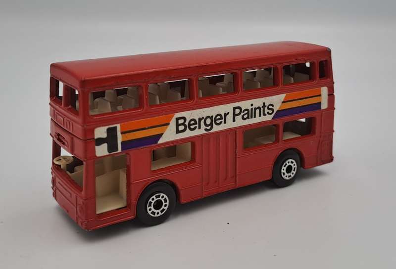 1972 Matchbox superfast No 17 Londedoner Red Double decker Bus by Lesney England