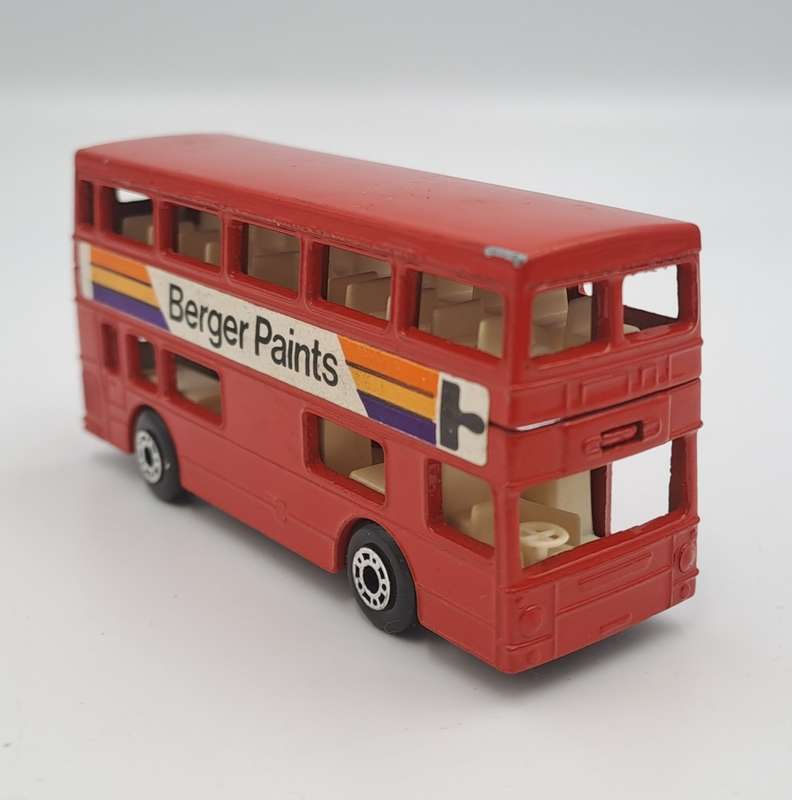 1972 Matchbox superfast No 17 Londedoner Red Double decker Bus by Lesney England