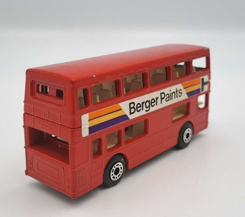 1972 Matchbox superfast No 17 Londedoner Red Double decker Bus by Lesney England