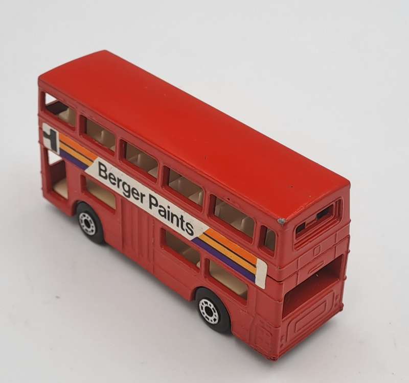1972 Matchbox superfast No 17 Londedoner Red Double decker Bus by Lesney England