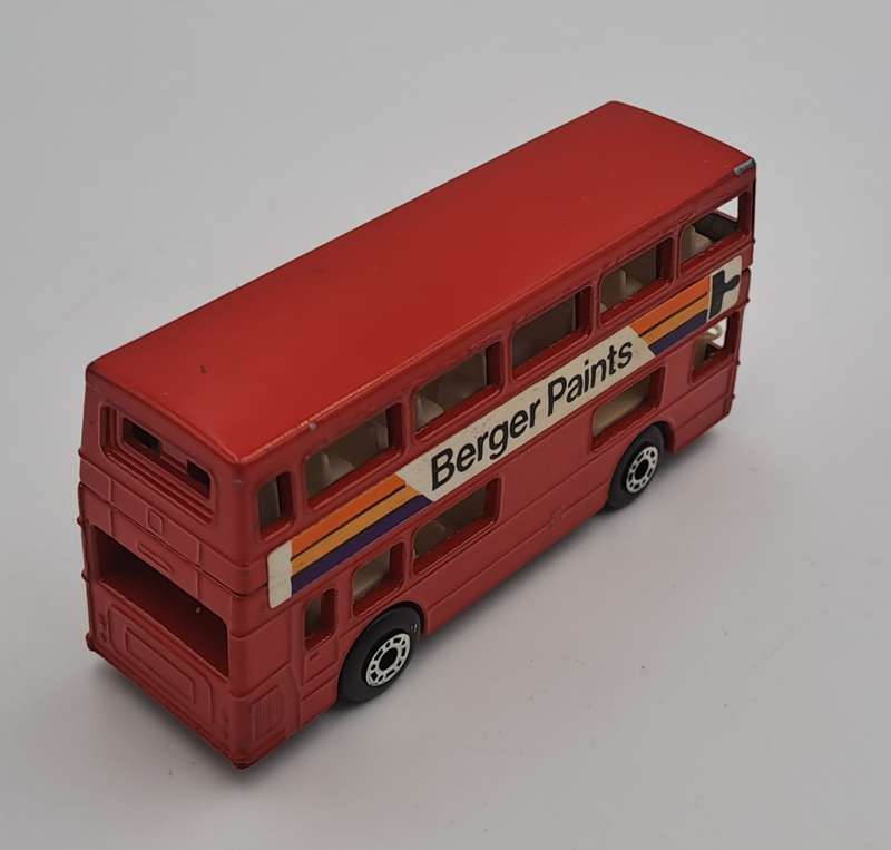 1972 Matchbox superfast No 17 Londedoner Red Double decker Bus by Lesney England
