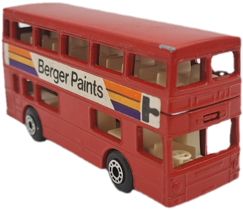 1972 Matchbox superfast No 17 Londedoner Red Double decker Bus by Lesney England