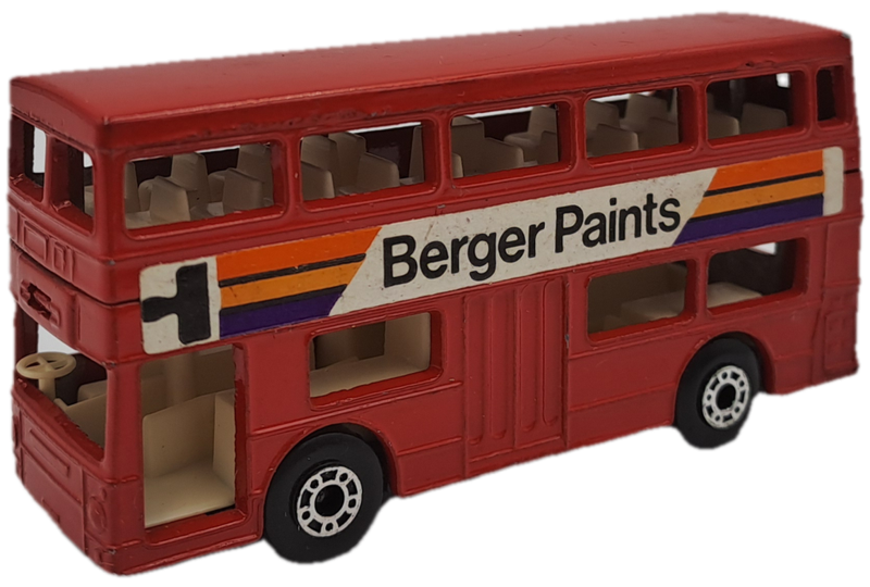 1972 Matchbox superfast No 17 Londedoner Red Double decker Bus by Lesney England